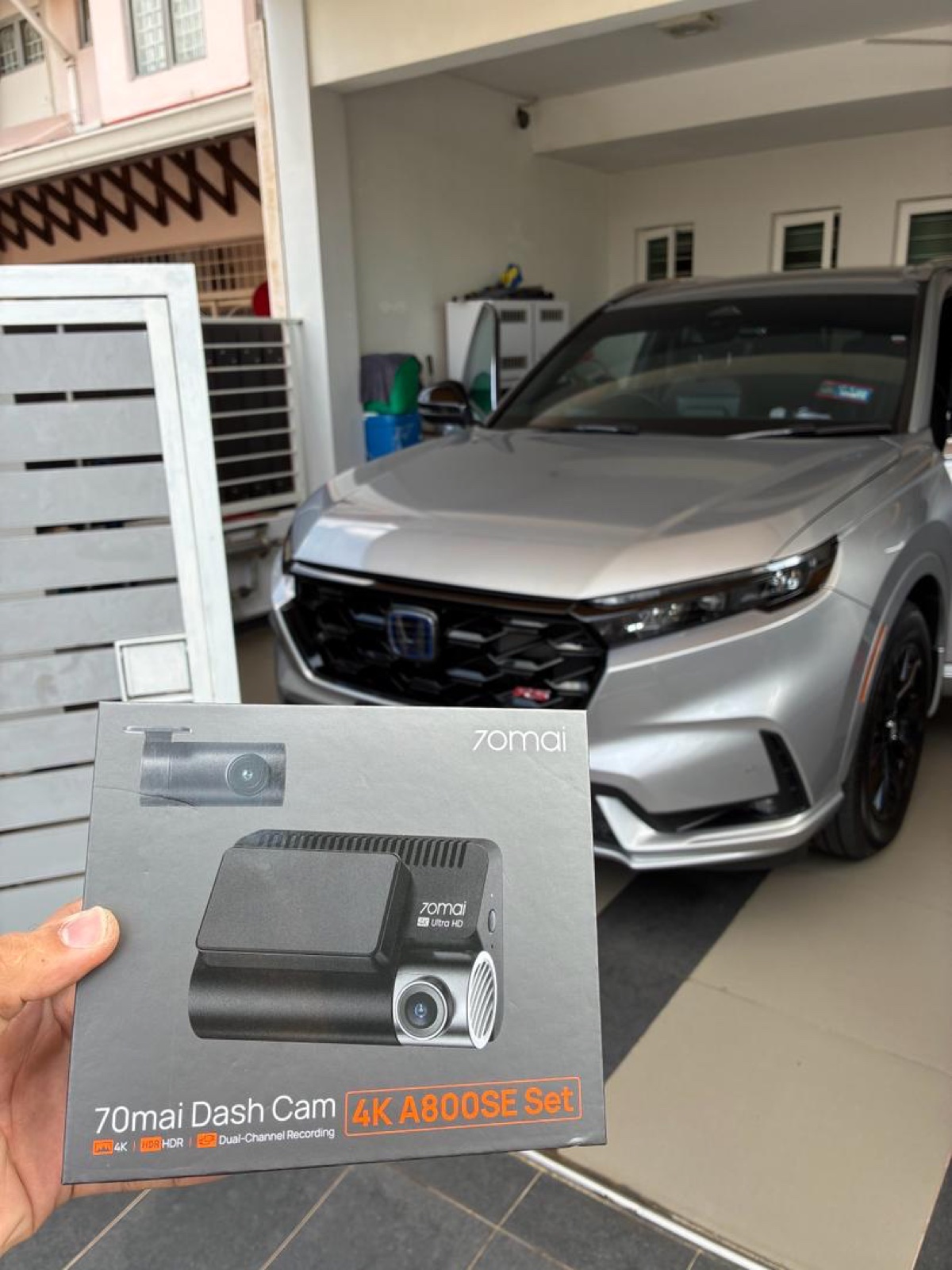 Honda CR-V dashcam installation with hidden wiring by Mr Car Care in the Klang Valley