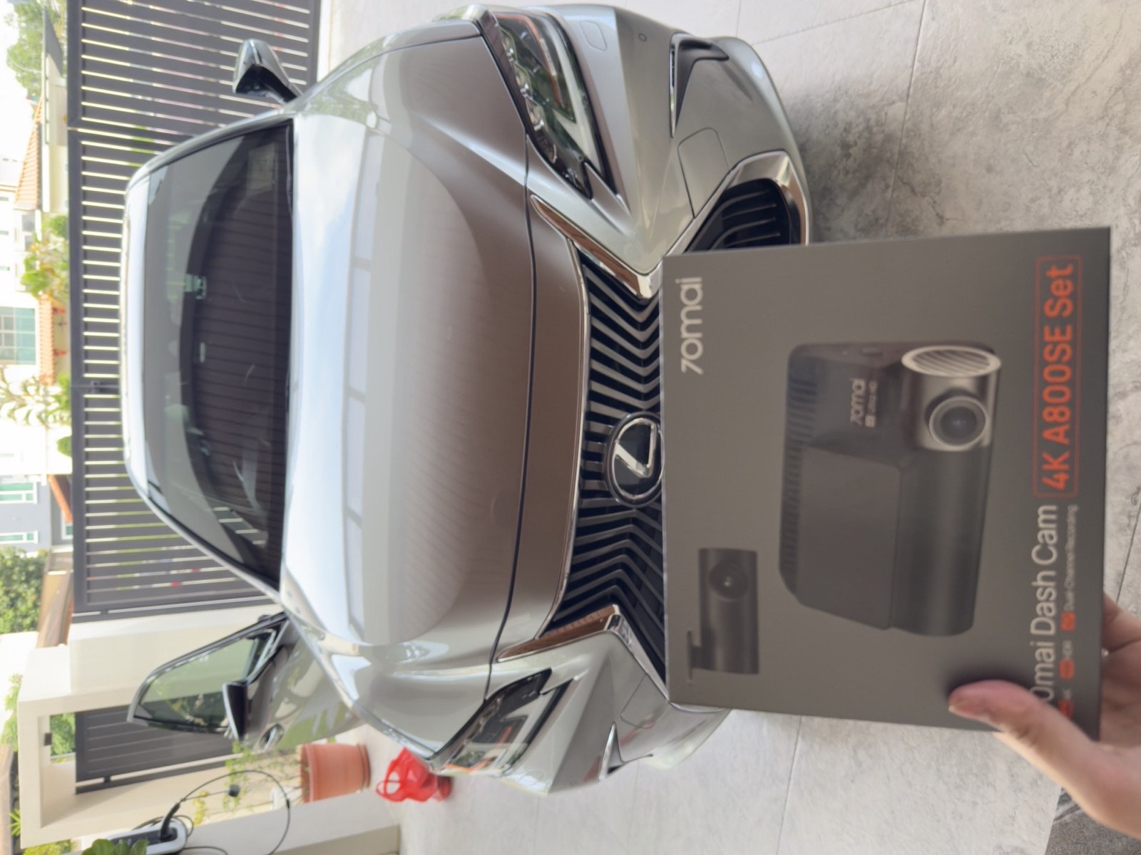 Lexus dashcam installation with hidden wiring by Mr Car Care in the Klang Valley