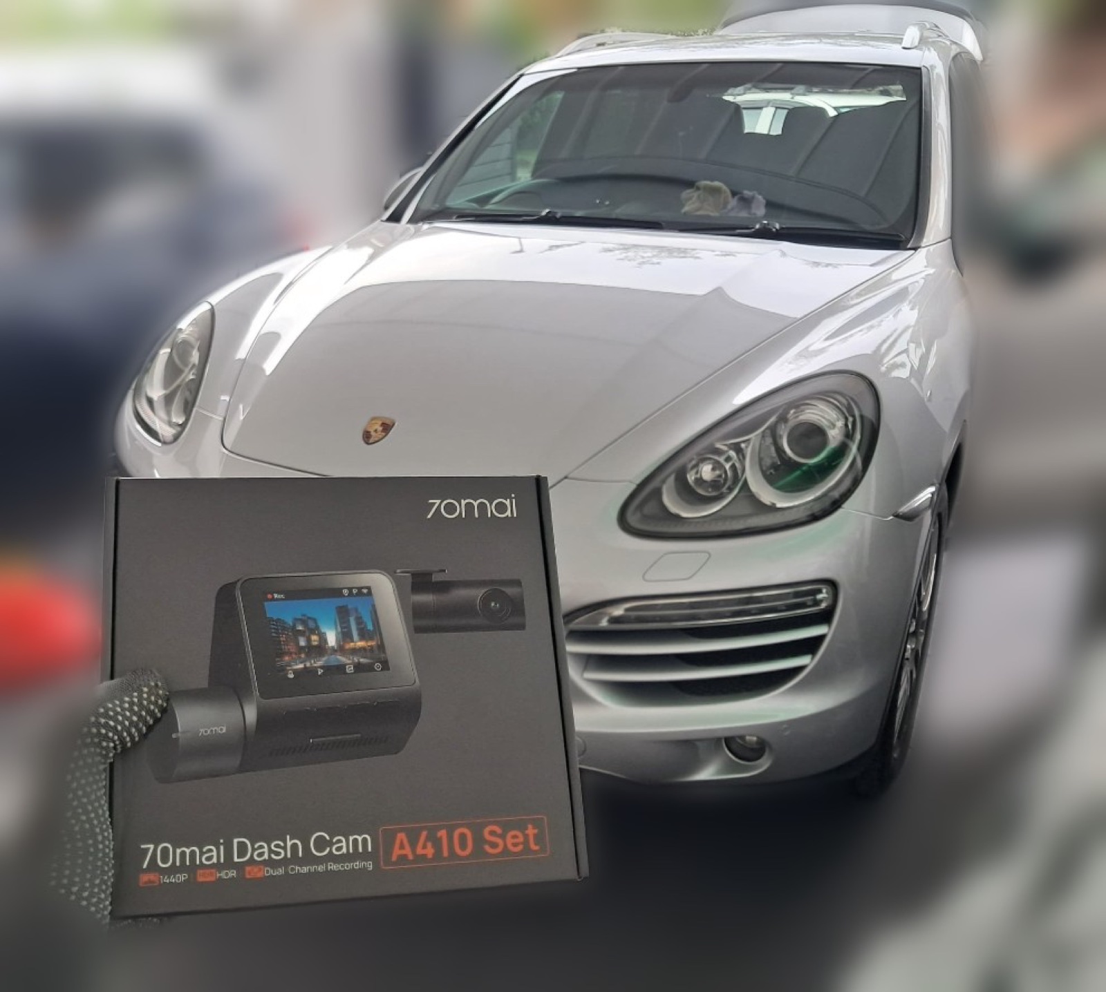 Porsche Cayenne dashcam installation with hidden wiring by Mr Car Care in the Klang Valley